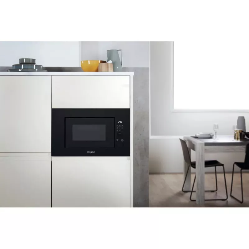 WHIRLPOOL inbouw-magnetron WMF200G NB, 20L, zwart