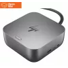 HP Thunderbolt 4 Ultra Dock - OPENBOX - G6 280W met combo-kabel - 5x USB-A, 2x USB-C, 1x USB-C Thunderbolt 4, 2x DisplayPort, 1x HDMI, 1x RJ-45, Meteor Silver, 3 jaar