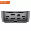 HP Thunderbolt 4 Ultra Dock - OPENBOX - G6 280W met combo-kabel - 5x USB-A, 2x USB-C, 1x USB-C Thunderbolt 4, 2x DisplayPort, 1x HDMI, 1x RJ-45, Meteor Silver, 3 jaar