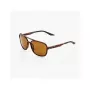 100% Kasia zonnebril - Peakpolar lens Soft Tact Havana