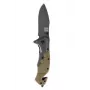 101 INC Commander Rescue vouwmes zwart/tan