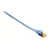 DIGITUS patchkabel - CAT6a - S/FTP - rastnasbescherming - Cu - 1 m - blauw