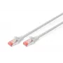 DIGITUS CAT6 S/FTP patchkabel, 0,5 m, grijs