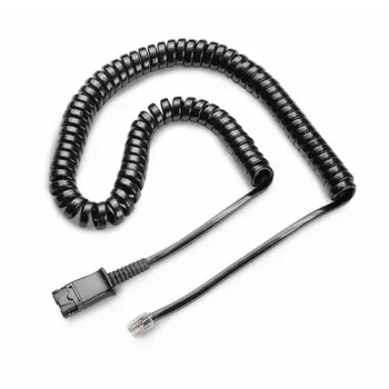 Kabel POLY U10P-S zwart 67g licht betrouwbare connectiviteit
