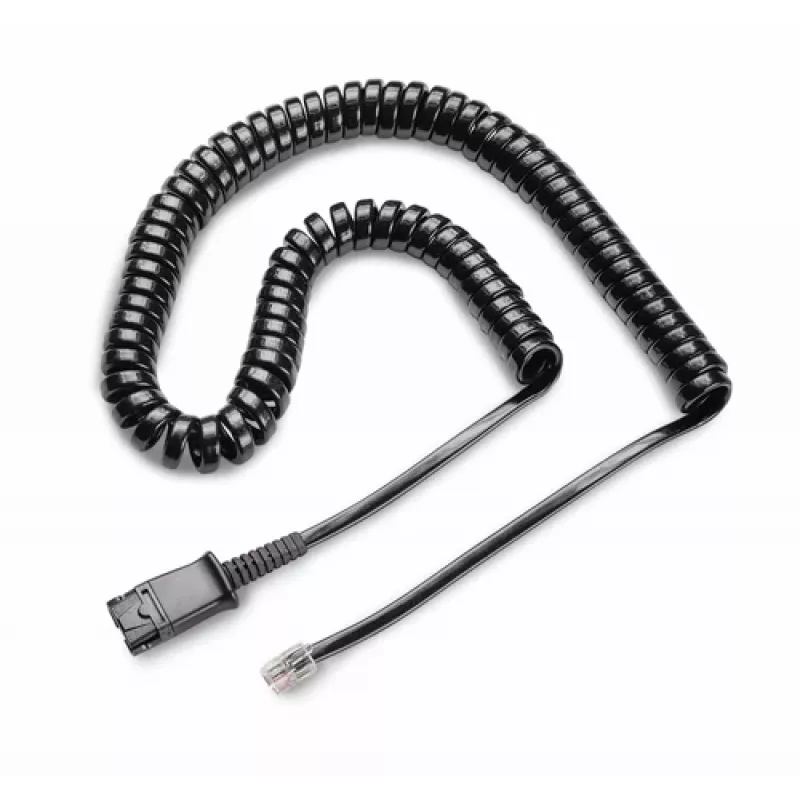 Kabel POLY U10P-S zwart 67g licht betrouwbare connectiviteit