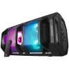 2.0 draagbare luidspreker SVEN PS-670, zwart, vermogen 2x32,5 W (RMS), TWS, Bluetooth, FM, USB, microSD, LED-display, afstandsbediening, lithiumaccu
