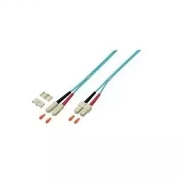 EFB Elektronik O0318.20 Duplex glasvezel-patchkabel, SC-SC, OM4 50/125 µm, LSZH, 20 m, violet