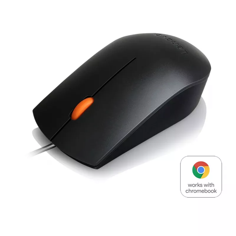 Bedrade USB-ambidextreuze muis Lenovo GX30M41577 optisch, USB-aansluiting, ambidextreus design
