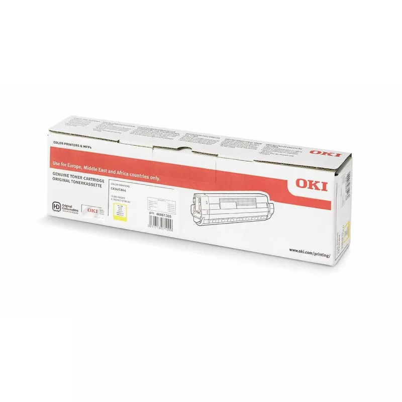 OKI Tonercartridge - 10k pagina's - Geel