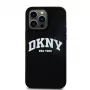 DKNY Hardcase Silicone Case voor iPhone 16 Pro Max 6,9 inch met MagSafe, Zwart