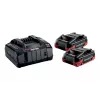 METABO 18V 4.0Ah LiHD Xtreme accu 2 stuks + ASC 290 oplader