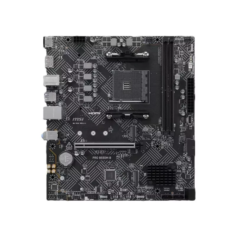 MSI PRO B550M-B moederbord AMD AM4 Micro-ATX