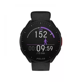 Polar Pacer GPS-hardloopwatch - Night Black - S/L-band - 1,2 inch MIP-display - 32 MB - Bluetooth