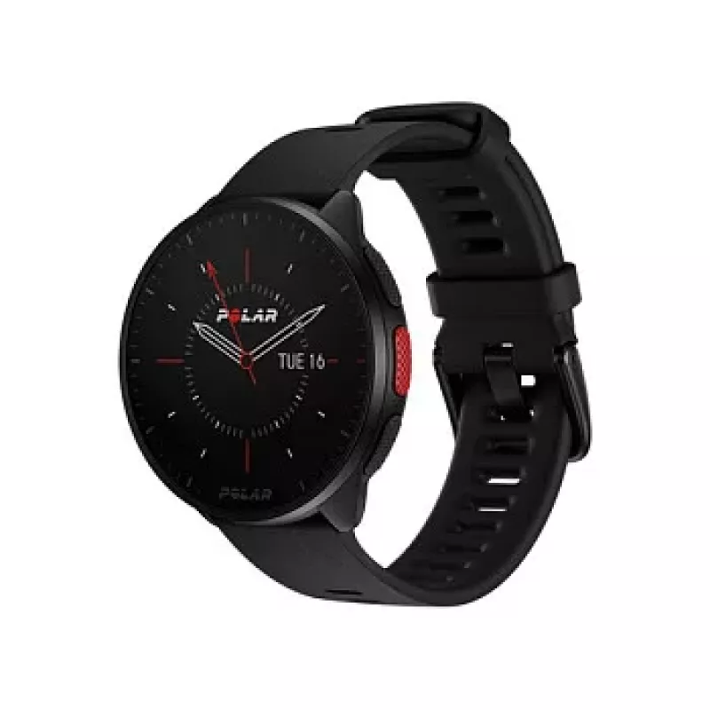Polar Pacer GPS-hardloopwatch - Night Black - S/L-band - 1,2 inch MIP-display - 32 MB - Bluetooth