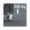 Wera 9700 Tool Rebel gereedschapskar 1, 7 laden, RVS werkblad, groen/zwart