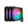 Cooler Master MasterFan 120 Lite ARGB 3-pack - behuizingsventilator - 30 dBA