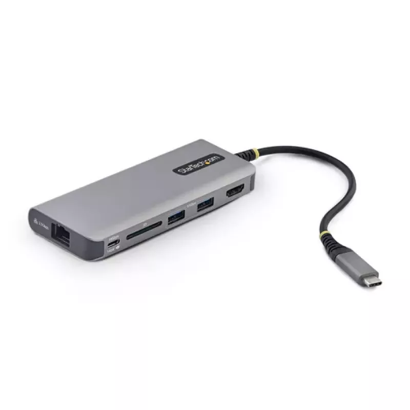 StarTech.com USB-C multiport hub met 2x DisplayPort, HDMI, 100W PD, 140W totaalvermogen
