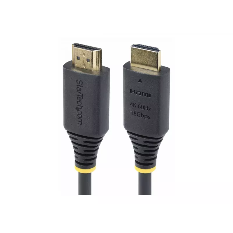 StarTech.com 1,5 m (4,9 ft) Premium Certified High Speed HDMI-kabel, 4K60Hz, zwart