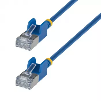 StarTech.com 0,5 m (1,6 ft) Cat6a Ultra Slim Snagless RJ-45 UTP patchkabel - blauw
