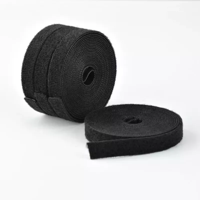 StarTech.com klittenbandrol - 4,6 m - zwart (4-pack)