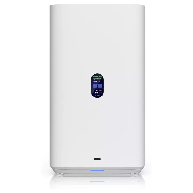 Ubiquiti UNAS-4-W 4-bay NAS-server, Wit, 4GB RAM, 1x 2.5GbE, 1x USB-C-uitbreiding