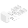 Ubiquiti UNAS-4-W 4-bay NAS-server, Wit, 4GB RAM, 1x 2.5GbE, 1x USB-C-uitbreiding