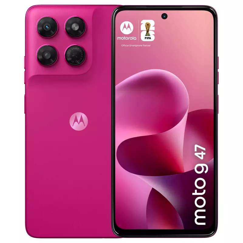 Motorola Moto G47 8GB RAM 128GB fuchsia rood
