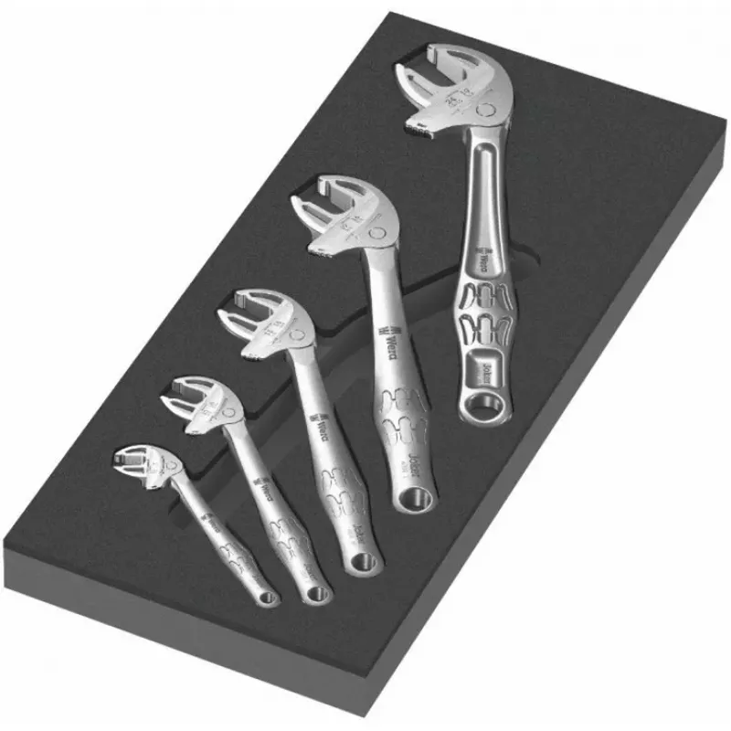 Wera Joker 05150122001 Zelfspannende steeksleutelset 5-delig 7-24 mm