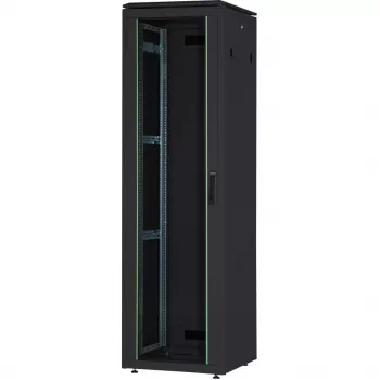 DIGITUS 42HE Unique Netwerkkast 600x600mm Glazen deur zwart