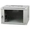 ALLNET 19 inch wandbehuizing 15U 1-delig diepte 600mm lichtgrijs Flat Pack SMA-serie