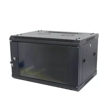 ALLNET SMA-Series 19 inch wandbehuizing 9U 1-delig 600mm diepte zwart Flat Pack