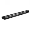 EFB verdeelveld 19 inch 1U 24-poorts afgeschermd Cat.6A zwart RAL9005