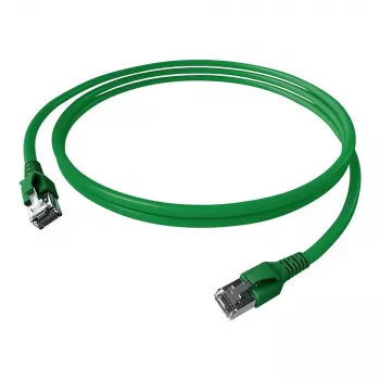 EasyLan FlexBoot Cat.6A S/FTP patchkabel, groen, 0,50m