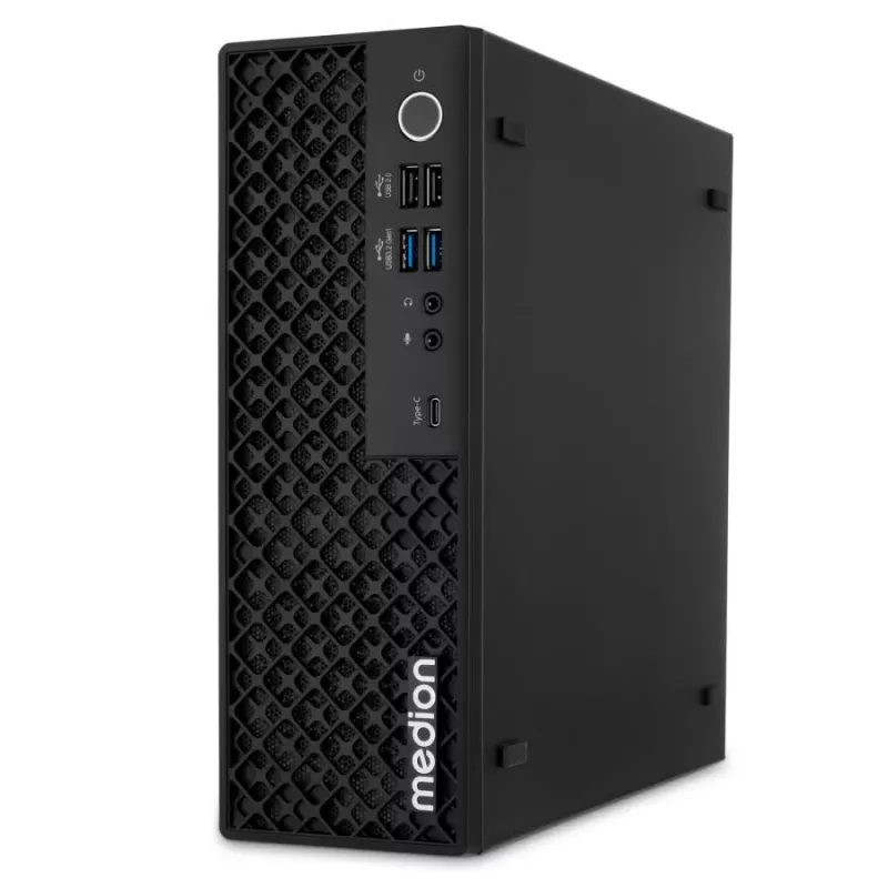 MEDION Picoworx T80 III Mini PC, Intel Core Ultra 7 258V, 32 GB RAM, 1 TB SSD, Windows 11 Pro, zwart