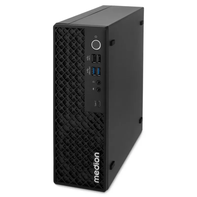 MEDION Picoworx T80 III Mini PC, Intel Core Ultra 7 258V, 32 GB RAM, 1 TB SSD, Windows 11 Pro, zwart