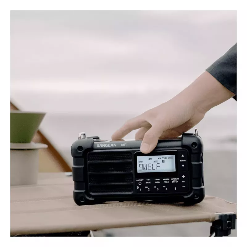 Sangean MMR-99 DAB zwart nood-/zwengel-/zonneradio