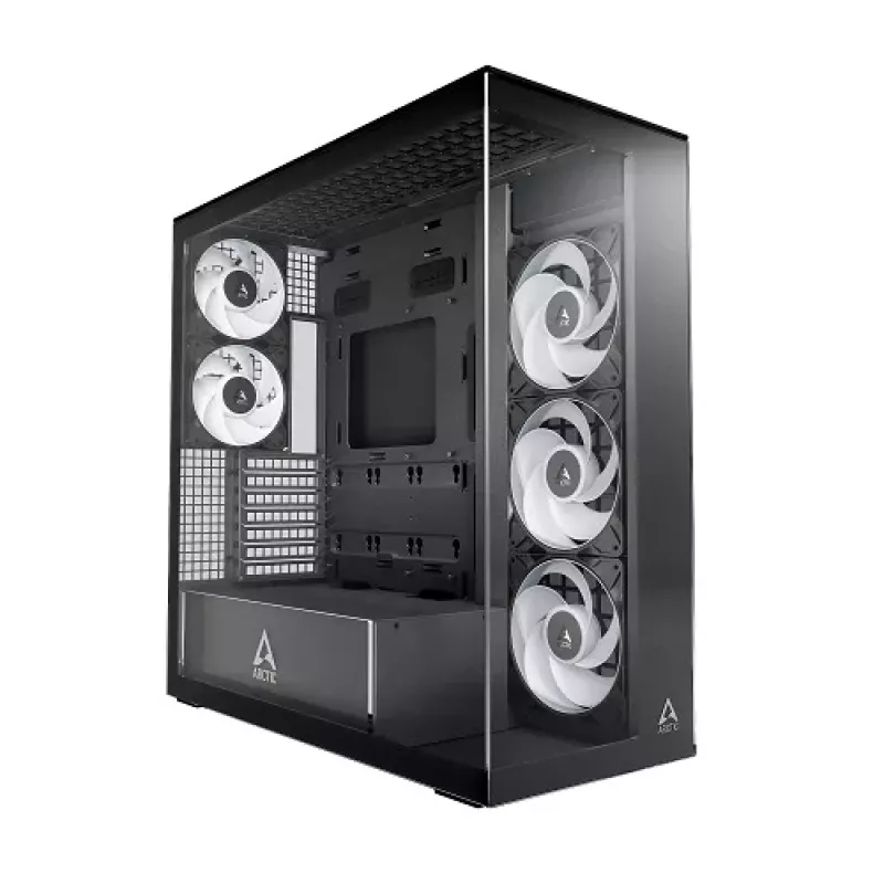 ARCTIC Xtender zwart clear glass mid-tower ATX behuizing