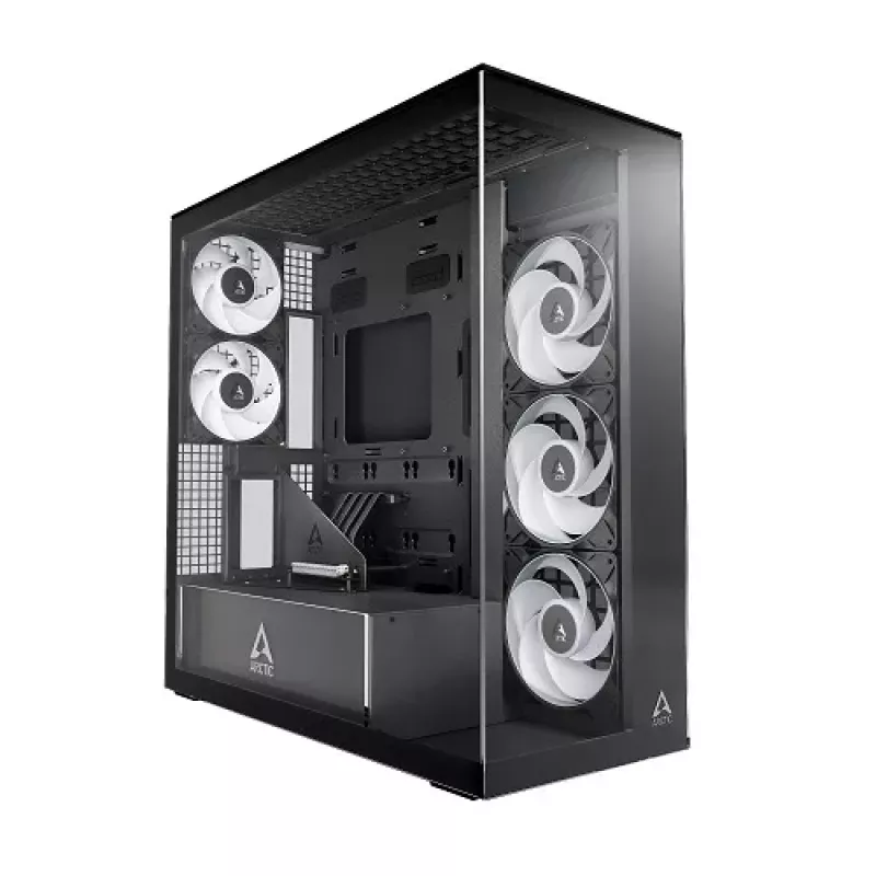 ARCTIC Xtender VG Midi Tower pc-behuizing, ATX, Zwart, helder glas