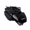 Mad Catz THE AUTHENTIC R.A.T. 1+ gaming-muis (MR01MCINBL000-0) - zwart/rood