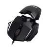 Mad Catz THE AUTHENTIC R.A.T. 1+ gaming-muis (MR01MCINBL000-0) - zwart/rood