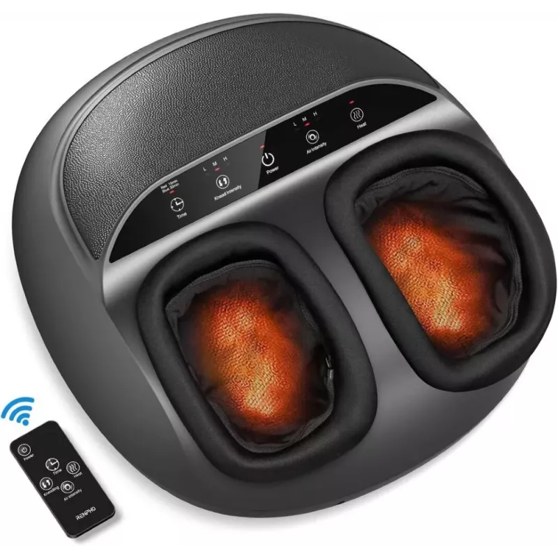 RENPHO shiatsu voetmassageapparaat voor plantaire fasciitis, zwart
