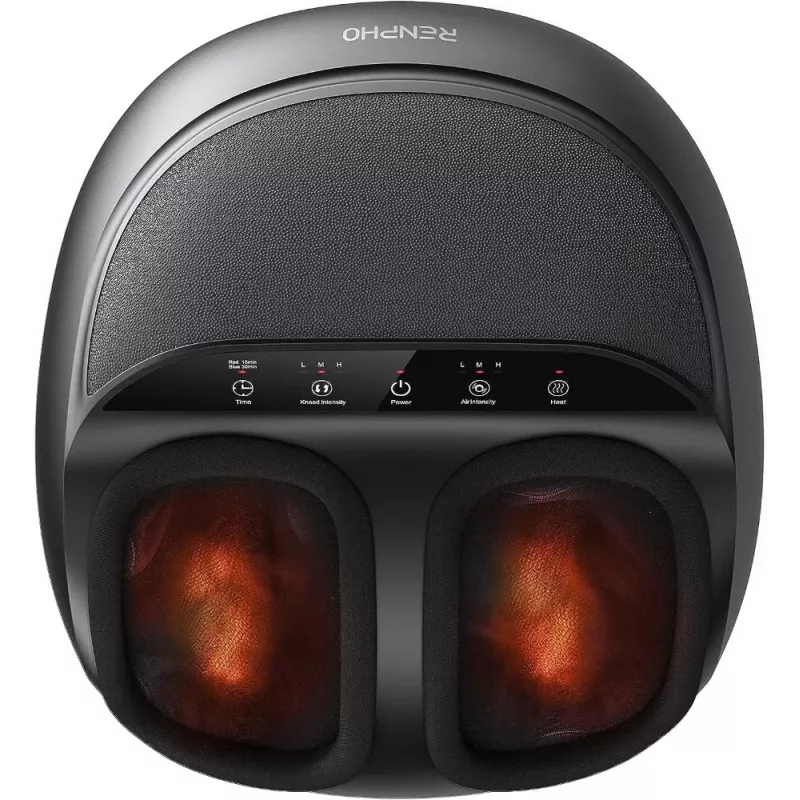 RENPHO shiatsu voetmassageapparaat voor plantaire fasciitis, zwart