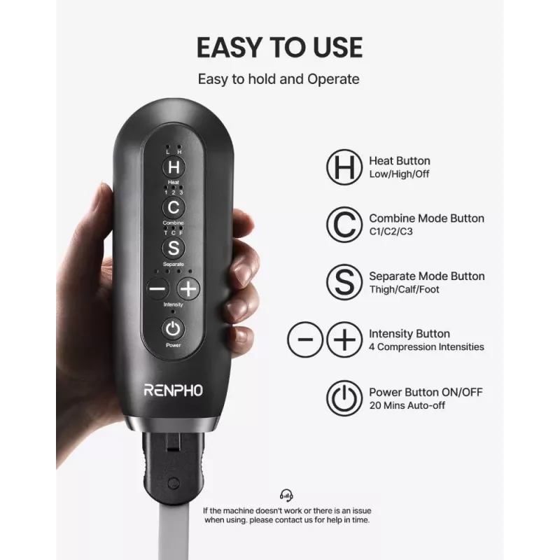 RENPHO Aeria Ultimate Thermal 2 beenmassager met warmte