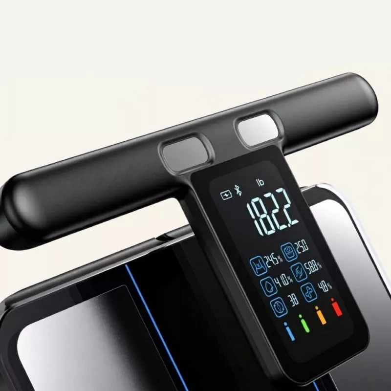 RENPHO MorphoScan MSC01 Weegschaal, Zwart/Zilver, USB-C, Bluetooth