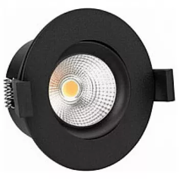 Shelly PbS Hilux DS8 LED-inbouwspot, 2200-6500K, CRI95, 600lm, Bluetooth, Wi-Fi, zwart