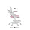 MARK ADLER Junior 4.3 roze-grijs draaistoel