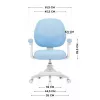 MARK ADLER Junior 3.1 blauw draaistoel
