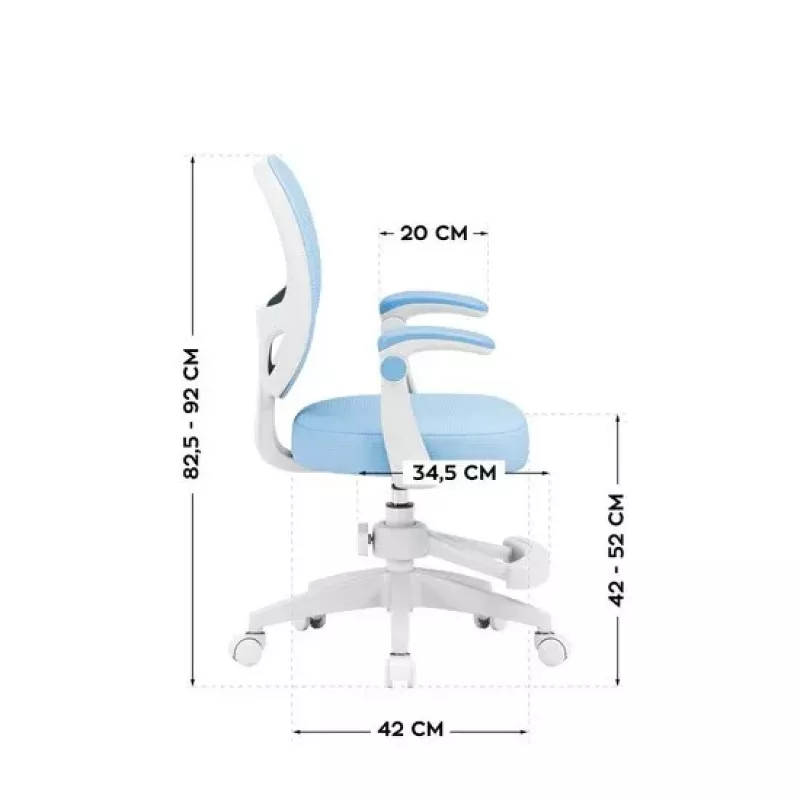MARK ADLER Junior 3.1 blauw draaistoel