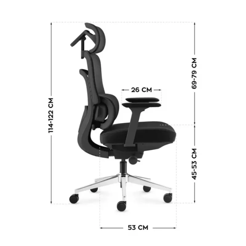 MARK ADLER Visioner 6.1 Black N bureaustoel