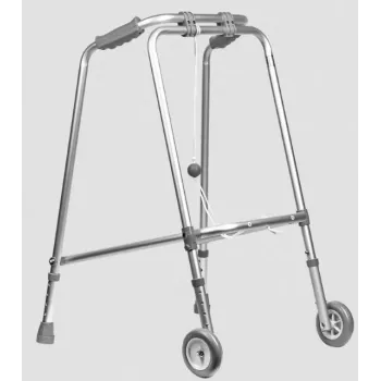 REHA FUND RF-100 opvouwbare revalidatielooprek zilver aluminium